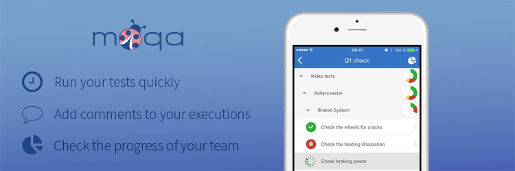 Real QA with TestRail and MoQA App. Software Testing Mobile Applicaions. TestRail Integration.