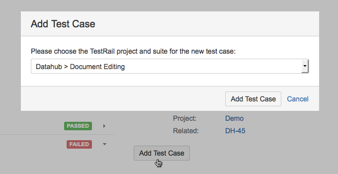 TestRail 5.0 - Full JIRA Test Management & More 10 add case 1