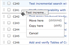 Introducing TestRail 4.0 14 dragdrop