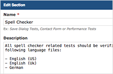 Introducing TestRail 4.0 13 section-description