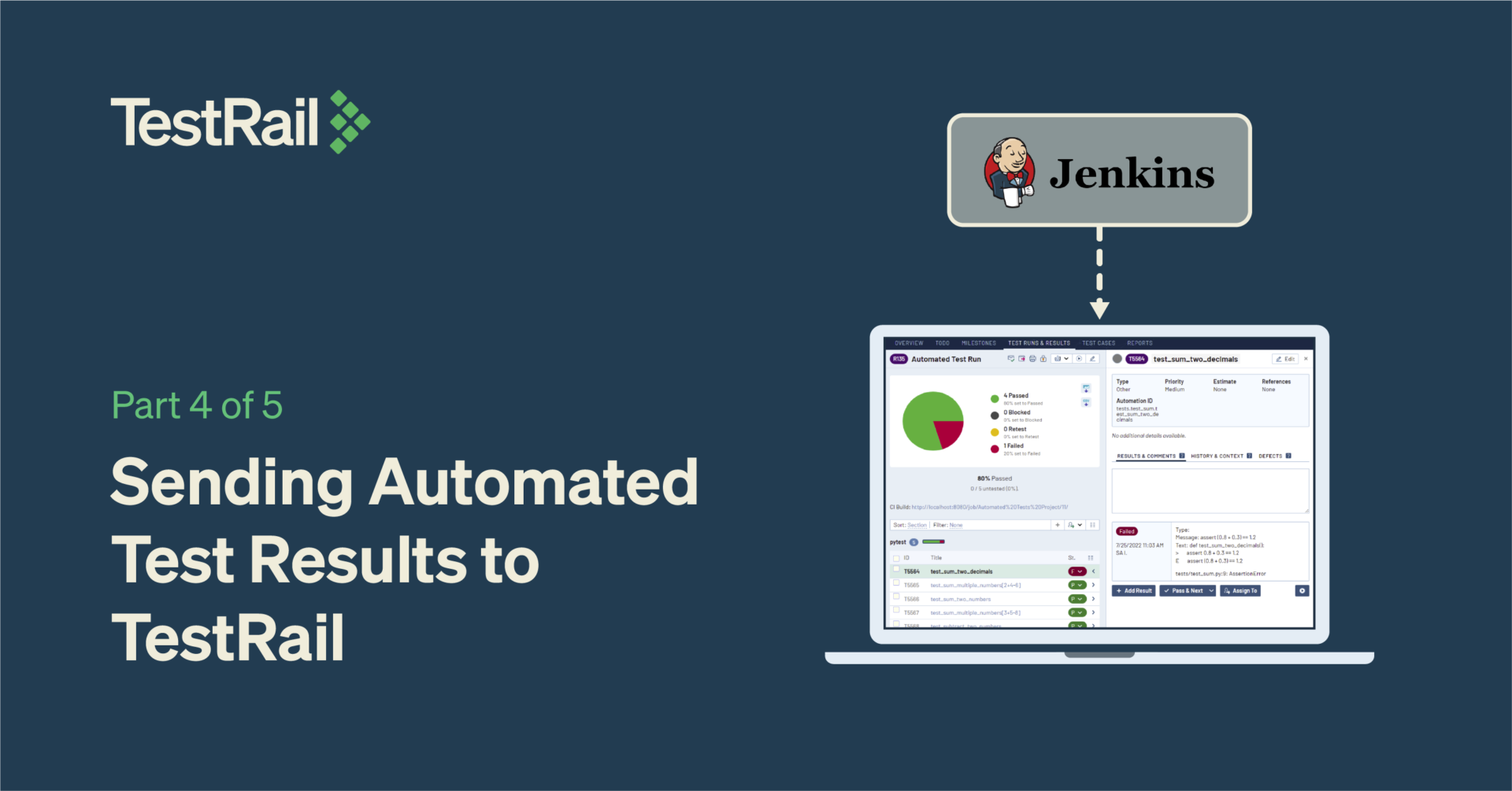 Sending your automated test results to TestRail