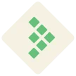 TestRail Product Demo Webinar 2 block arrow icon with beige bg diamond shape